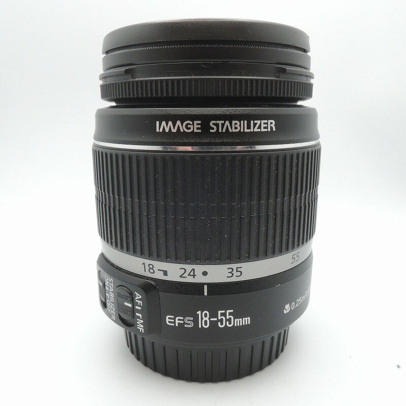 【全品ポイント10倍！要エントリー】【期間限定セール】キャノン Canon レンズ EF-S 18-55mm f3.5-5.6 IS