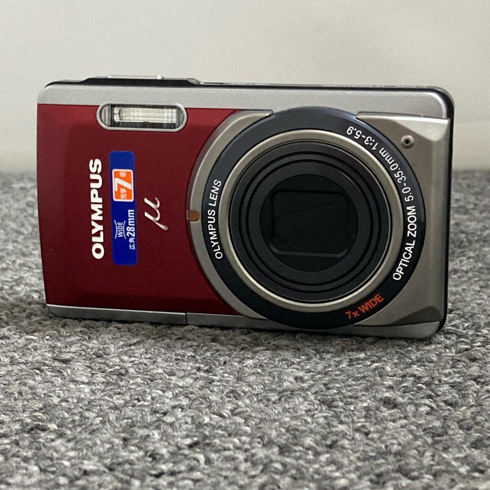 OLYMPUS μ7020 レッド　コンパクトデジタルカメラ 楽天市場】OLYMPUS μ－7020の通販