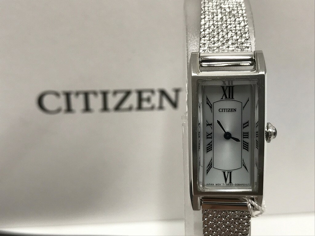 ブランド腕時計 新品同様 稼働 シチズン 5430-K006147 SS QZ ホワイト