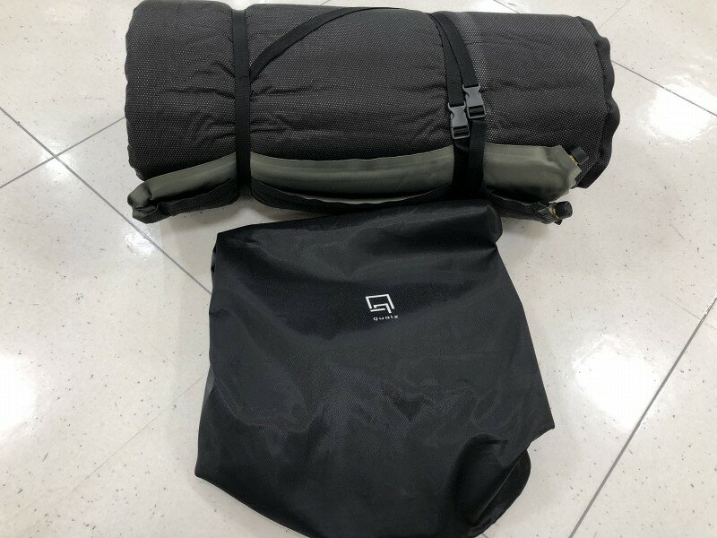 アウトドア【中古】Qualz クオルツ　インフレーターマット　ダブル