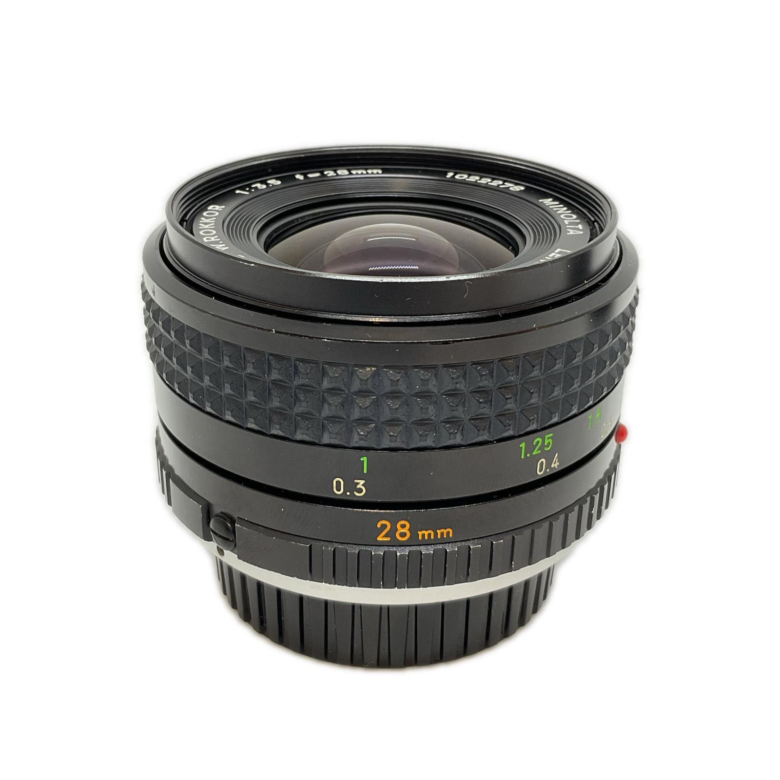 MINOLTA ミノルタ 交換レンズ MC Rokkor 28mm F3.5【中古】