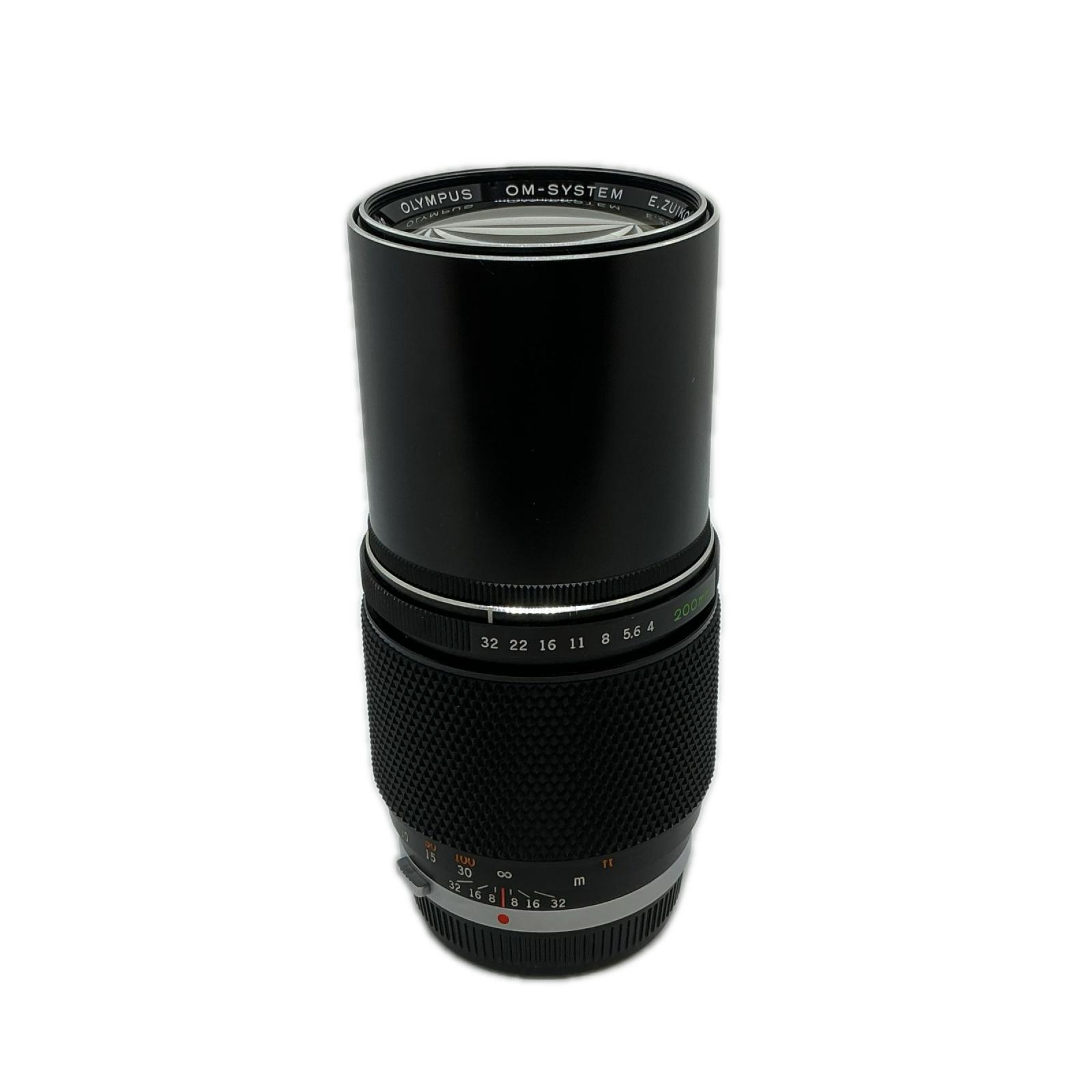 【期間限定セール】交換レンズ オリンパス OLYMPAS OM-SYSTEM E.ZUIKO AUTO-T 200mm F4【中古】