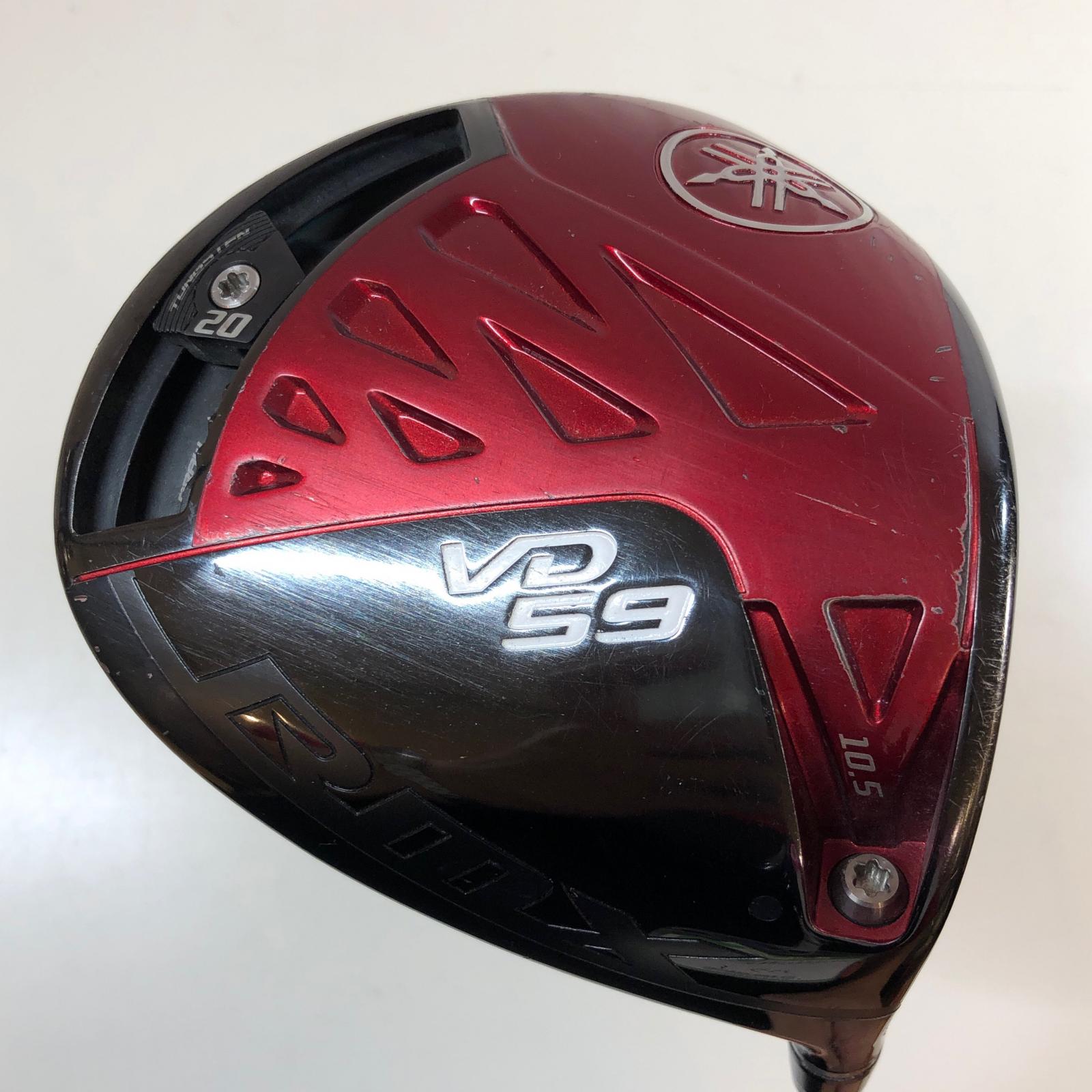 【全品ポイント10倍！要エントリー】【期間限定セール】ヤマハ YAMAHA 右用ドライバー　ロフト角:10.5 VD 59 赤/黒【中古】