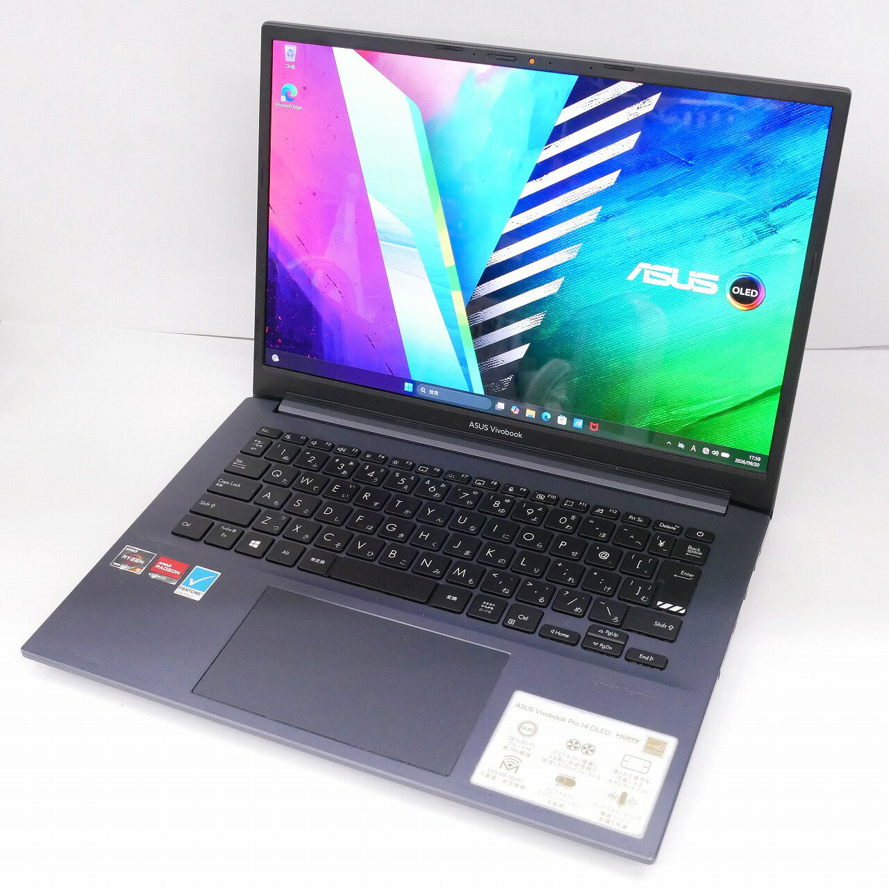 ASUS ノートPC Vivobook M3401Q Windows11/Ryzen9 5900HX/16GB/SSD1TB/14インチ