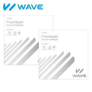 シリコーンハイドロゲル WAVEワンデー プレミアム 送料無料（コンタクト コンタクトレンズ ワンデー シリコーン 高酸素透過率 ） ヴィッセル神戸オフィシャルコンタクト