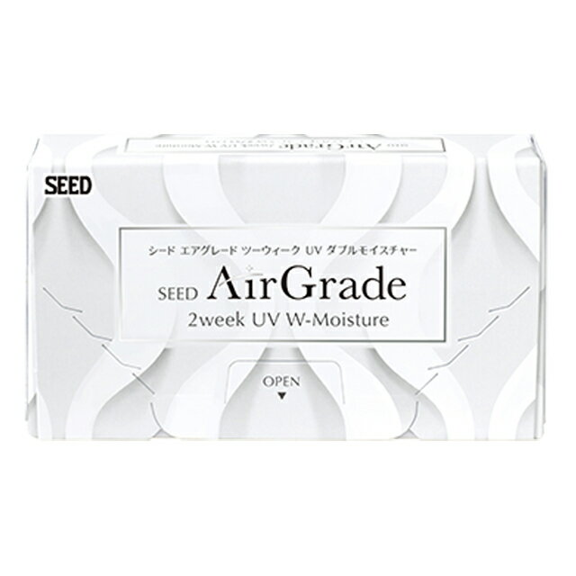【1箱】エアグレード 2ウィーク UV ダブルモイスチャー 1箱6枚 シード コンタクトレンズ 2week コンタクト 2ウィーク 2週間使い捨て(4)