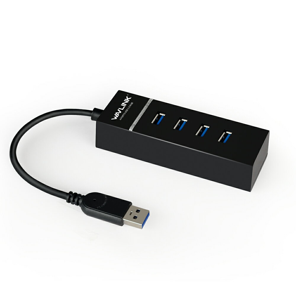 WAVLINK USBハブ 3.0 USB3.0 ハブ 4ポート USB3.0 5Gbps 高速 軽量 コンパクト　18cmケーブル