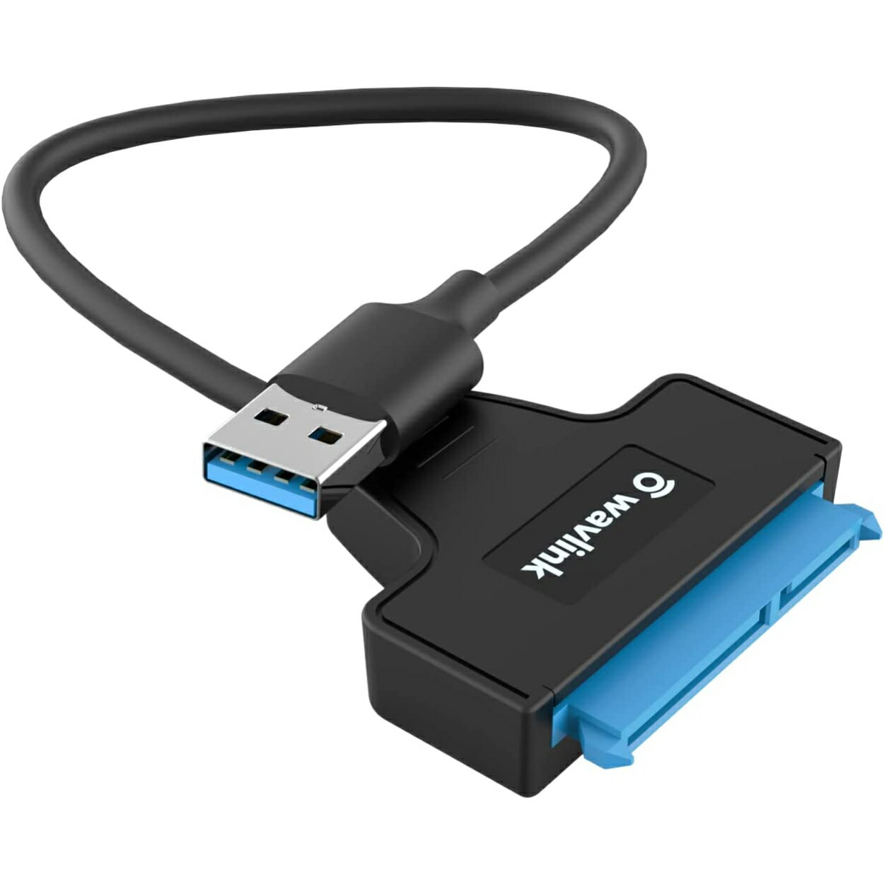 WAVLINK SATA USB3.0 ドライブ変換アダプター 2.5インチ HDD SSD HDDハードドライブコネクタ5Gbps SATA III UASP、TRIMおよびS.M.A.R.T 自動スリープモード SSD/HDDデータ転送用の外部コンバーター 最大10TB