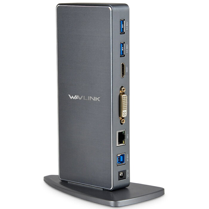 【楽天市場】「テレワーク応援！」WAVLINK USB 3.0ユニバーサルドッキングステーション （デュアルビデオHDMI最大解像度2560*