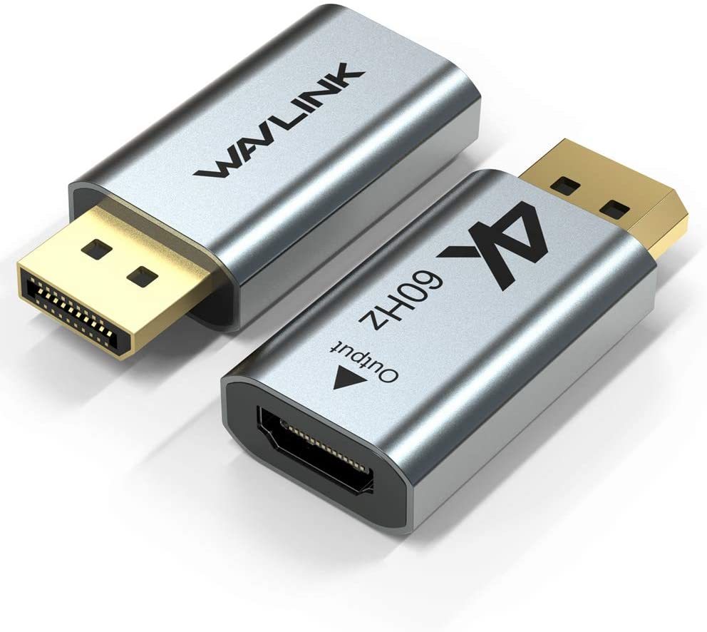 WAVLINK 4K DP-HDMIアダプター 2セット 4K@60Hz DP TO HDMI DP-HDMIコネクター ディスプレイオス-HDMIメス DP-HDMI変換コネクター DP-HDMI変換アダプター