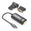 WAVLINK USB 3.0のDVIマルチディスプレイアダプタ 5Gbpsデータ転送　最高解像度2048X1152まで6つモニタを接続（Windows10/8.1/8/7/XP/Mac OS X/Linu対応）ブラック