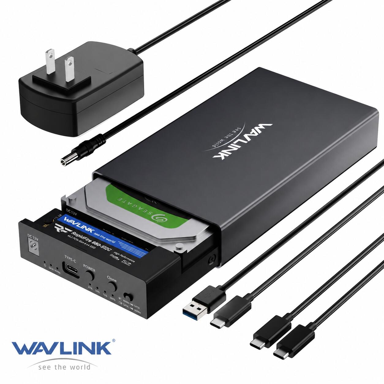 商品情報 【自由度の高いデュアルベイ設計】 M.2 NVMe SSDと2.5/3.5インチSATA HDD・SSDを同時に接続できるデュアルベイ設計。容量や速度の異なるドライブを組み合わせたり、システム用とデータ保存用に使い分けたりと、用途に合わせて柔軟に活用できます。大容量ストレージの増設やバックアップ、ドライブのクローンなど、さまざまな作業に対応します。 大容量500mlタンク 500mlの広い洗浄槽で複数アイテムを同時洗浄。死角なく全方向をカバーし、洗浄効率を向上。 【最大10Gbpsの高速データ転送】 USB 3.2 Gen 2に対応し、最大10Gbpsの高速データ転送を実現。4K動画の編集や大容量データの移行、ゲームライブラリのバックアップなどもスムーズに行えます。ファイルコピーの待ち時間を短縮し、快適な作業環境をサポートします。 【パソコン不要のオフラインクローン】 パソコンに接続せず、ボタン操作だけでドライブを丸ごと複製できるオフラインクローン機能を搭載。M.2 NVMe SSDと2.5/3.5インチSATA HDD・SSDの間で、双方向のデータコピーに対応します。新しいドライブへのデータ移行や大切なデータのバックアップ、ストレージの交換・アップグレードを手軽に行えます。 【幅広いドライブとOSに対応】 2230・2242・2260・2280サイズのM.2 NVMe SSDに加え、一般的な2.5インチおよび3.5インチSATA HDD・SSDに対応。Windows、macOS、Linuxの各OSで使用でき、日常のデータ保存やバックアップ、ドライブ交換など幅広い用途に活用できます。 【放熱性に優れたアルミ合金ボディ】 高品質なアルミ合金を採用し、優れた耐久性と放熱性を実現。ドライブから発生する熱を効率よく逃がし、安定した動作をサポートします。傷や日常的な衝撃からドライブを保護しながら、スタイリッシュなメタリックデザインに仕上げています。 法人向けに最適 多数の企業で導入されており、安定した通信を提供します。大量購入や法人向け特別プランについては、お問い合わせ窓口までお気軽にご相談ください。 安心＆万全の24ヶ月品質保証 当店の製品は、すべて安心の24ヶ月正規メーカー保証付きです。また、当店では無期限のカスタマーサポートもご提供しております。ご購入後も何かご不明点やご質問がございましたら、どうぞお気軽にお問い合わせください。お客様に満足していただけるよう、万全のサポート体制を整えております。 お問い合わせ方法は：「お問い合わせ」⇒「その他」⇒「ショップへに問い合わせる」 ●本店おすすめ● 12-In-1 多機能 ドッキングステーション 三重最大4K@60Hzの映像出力、100W PD充電対応、幅広い拡張性を備えた多機能ドッキングステーションです HDDスタンド M1なども対応！2.5型 / 3.5型 SATA HDD/SSD対応、パソコンなしでHDDのまるごとコピー機能付き、最大16TB対応 無線LAN中継器 コンパクトで簡単設定！即座に使用可能、WIFI6 AX3000対応 WIFI6 AX3000 屋外ルーター ひとつの回線で、離れた建物にもWi-Fiを 次世代Thunderbolt 5 プレミアムドック 最大120Gbpsの高速転送、140W高出力PD、8K@144Hz/6K@60Hz映像出力に対応。MacもWindowsも、プロ仕様のデスク環境へ。 屋外ルーター AC1200対応、防水防塵＆雷害保護システム 季節を問わずに使えますお正月 御正月 お年賀 御年賀 御年始 春休み 夏休み 冬休み お盆 帰省 GW ゴールデンウィーク 大型連休 シルバーウィーク 残暑 クリスマス 春夏秋冬 年末 年始 年明け ギフトにもおすすめです誕生日 バースデー バレンタイン ホワイトデー 母の日 マザーズデー 父の日 記念日 クリスマス お祝い アニバーサリー 就職祝い 合格祝い 退職記念 お父さん 父親 お母さん 母親 兄 弟 姉 妹 息子 娘 彼氏 彼女 同級生 同僚 友達