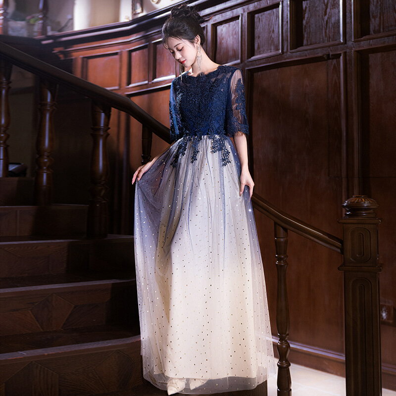 パーティードレス ロング丈ドレス レディースワンピース レース切替 フォーマル ワンピース 大きいサイズ 結婚式 二次会 お呼ばれ 演奏会 披露宴