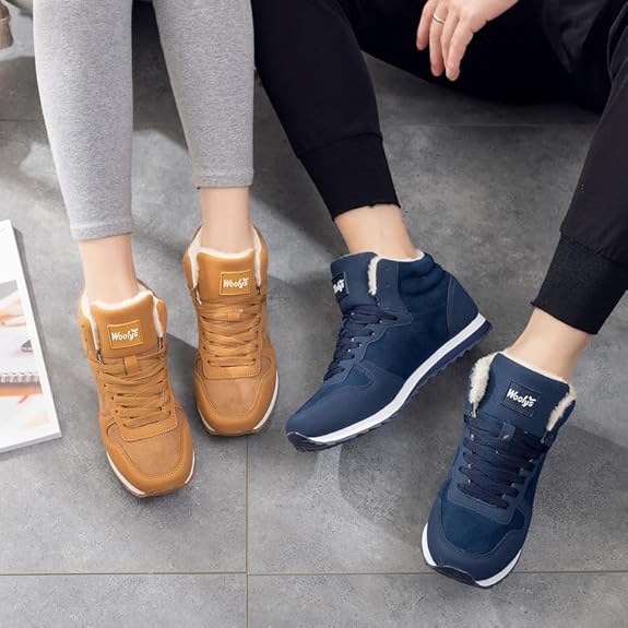 楽天Utopiaホームズスニーカー メンズ レディース スノーシューズ 防寒 ブーツ 防寒靴 ウィンターブーツ 冬靴 厚底 裏起毛 雪用 保暖 防水 滑り止め カジュアル ハイカット カジュアル 大きいサイズ 男女兼用 耐摩耗 多機能 通学 通勤