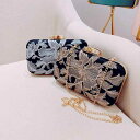 パーティー バッグ 結婚式 レディース おしゃれ レトロ 刺繍 クラッチ チェーン ゴールド シルバー ブルー 小さめ