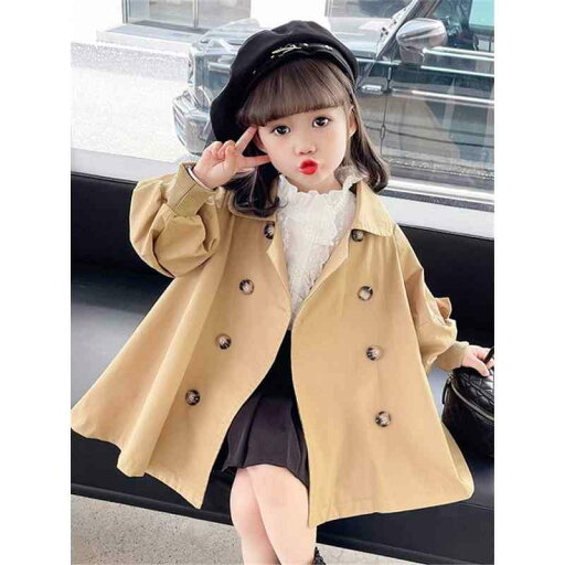 トレンチコート キッズ 女の子 子供服 アウター 春秋 ミドル丈 韓国 ファッション リボン おしゃれ かわいい ダブル トレンチコート キッズ 女の子 子供服 アウター 春秋 ミドル丈 韓国 ファッション リボン おしゃれ かわいい ダブル
