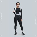バイク パンツ 秋冬 レディース スポーツ アウトドア フリース 暖かい トップス サイクルジャージ サイクリング ブラック