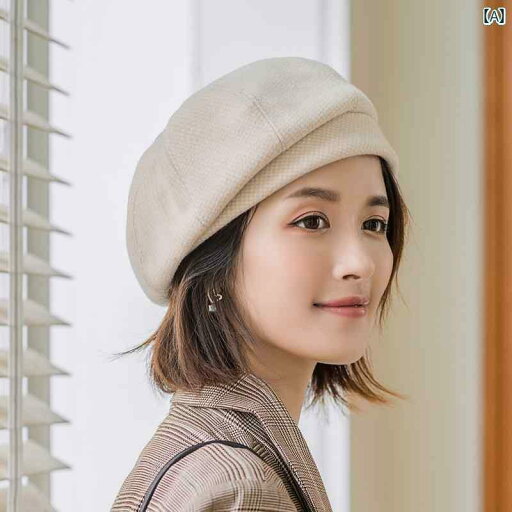 帽子 ベレー帽 レディース 秋冬 レトロ チェック 千鳥格子 つばなし ベージュ ブラック ブラウン 韓国 帽子 ベレー帽 レディース 秋冬 レトロ チェック 千鳥格子 つばなし ベージュ ブラック ブラウン 韓国