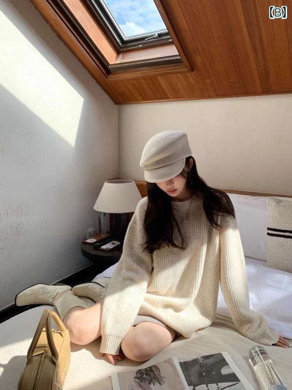 キャスケット ベレー帽 レディース 帽子 おしゃれ ウール 秋冬 フェルト ハット 黒 白 キャメル