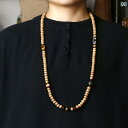 数珠 ネックレス メンズ レディース アクセサリー 菩薩 仏教 ビーズ プレート ブレスレット
