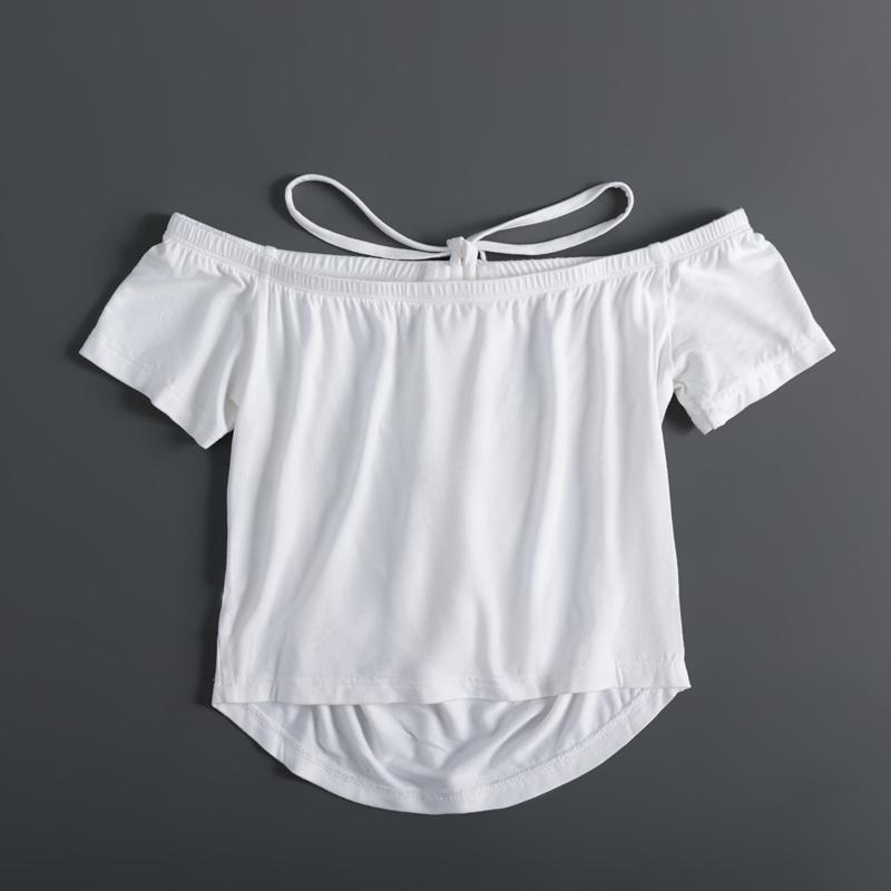 ニットキャミソール 女性 夏 新 半袖 T シャツ ヨガ 練習 服 ニット トップス レディース ツーピース