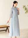 ドレス レディース トップス スカート スーツ ロング コート チャイナ 長い ワンピース 漢服 レトロ ジャケット 中国風 春夏秋 女性 清楚 かわいい 婦人...