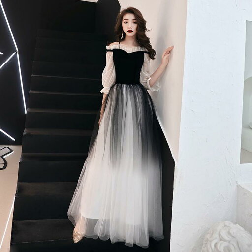 ロング ドレス 黒 フェアリー グラデーション ファンタジー イブニングドレス レディース サスペンション メッシュ ドレス パーティー ロング 通常 着用 可能 ロングスカート ロング ドレス 黒 フェアリー グラデーション ファンタジー イブニングドレス レディース サスペンション メッシュ ドレス パーティー ロング 通常 着用 可能 ロングスカート
