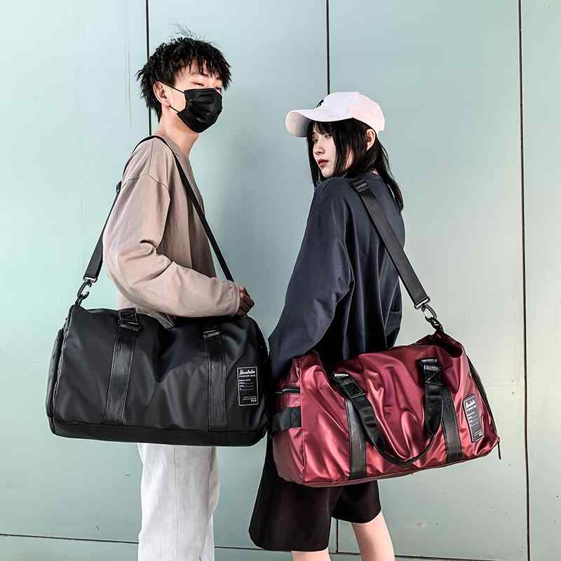 トラベル バッグ レディース メンズ ファッション 鞄 フィットネス ジム 出張 旅行 大容量 フィットネス オックスフォード ポータブル(4)