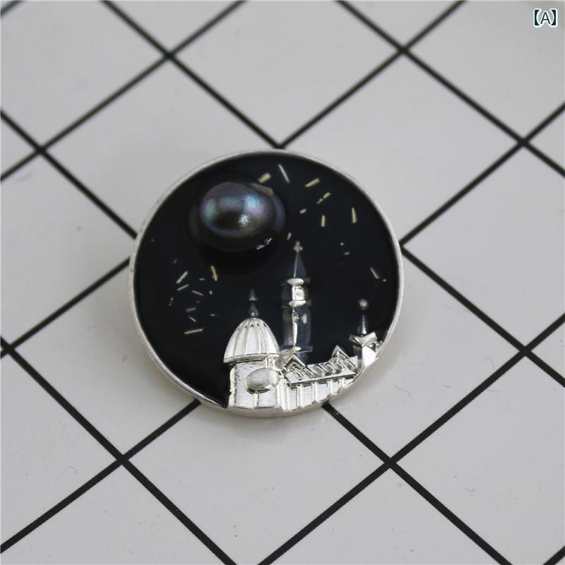 レディース ファッション アクセサリー オールシーズン 装飾 レトロ コサージュ ブローチ ピン エナメル アンティーク