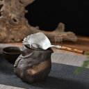 茶道具 ティーフィルター 茶こし 中国風 ハンドル 雑貨 茶かす 小物 装飾品 アンティーク 竹製 道具 レトロ コレクション