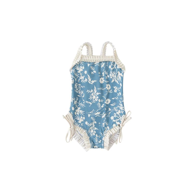 キッズファッション 水着 ワンピース タンクトップ 花柄 ボトムス かわいい プリンセス プール 水遊び ..