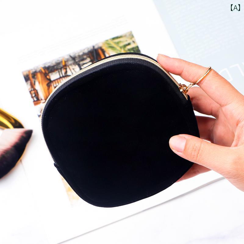 ポーチ 収納 おしゃれ シンプル ハイエンド ストレージ クラッチ かわいい ポータブル 化粧品 バッグ レディース ブラック レトロ トラベル