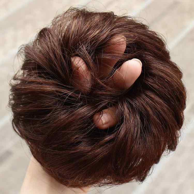 女性用 ウィッグ ワンタッチ おしゃれ リアルヘアウィッグ リング レディース 夏 ボール ヘッド アーテ..