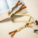 サスペンダー 吊りベルト ユニセックス 英国風 シンプル レトロ ボタン式 滑り止め パンツ クリップ 男女兼用 Y字型 ショルダーストラップ