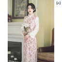 ドレス 大人 フェアリー 上品 シンプル 華やか きれいめ パーティ ウェディング セレモニー レディース チャイナテイスト 冬