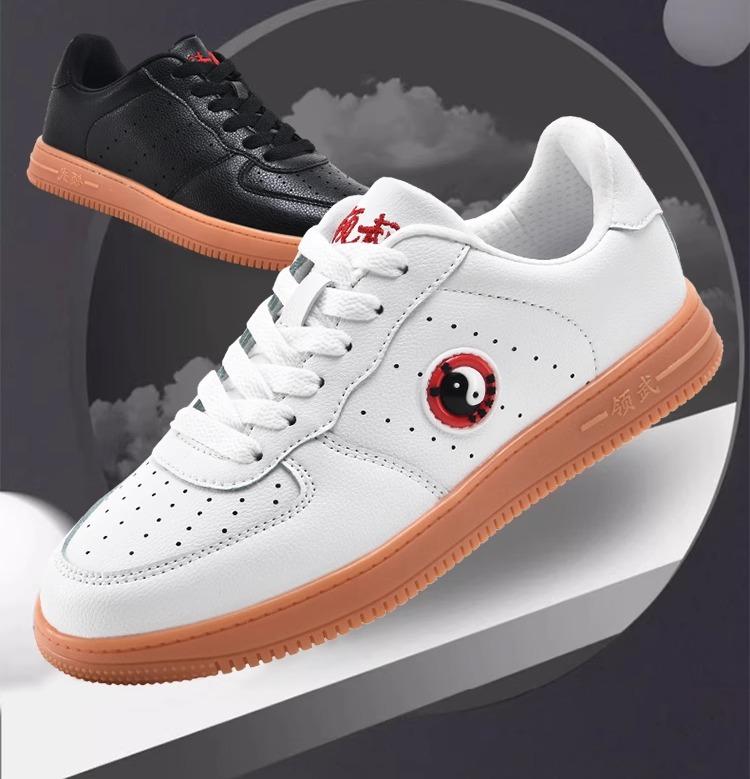 太極拳 シューズ 武術 体操 トレーニング 靴 シューズ ブーツ レザー 滑りにくい メッシュ 厚底 武道 カンフー 通気性 スポーツ 革 外出 男女兼用 ユニ...