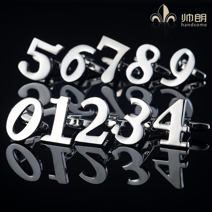 カフスボタン おしゃれ シルバー デジタル カフス 誕生日 プレゼント カフ ピン フレンチ シャツ ボタ..