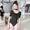 体操服 スポーツ ボディスーツ ウェア レオタード 衣装 練習 ダンス ヨガ ベリー バレエ シェイプ トレーニング 女性 フィット レディース
