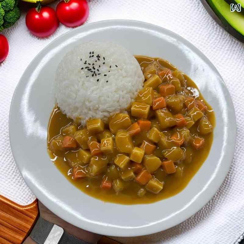 way-ugoの食品 サンプル リアル 見本 撮影 小道具 ディスプレイ 装飾品 フェイク 模擬 ワンプレート 丼 料理 洋食 シンプル｜アングル2