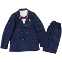 子供服 キッズ スーツ セット 男の子 おしゃれ ドレス 英国 フォーマル ウェディング コットン ストライプ ブリティッシュ ボーイズ イベント セレモニー