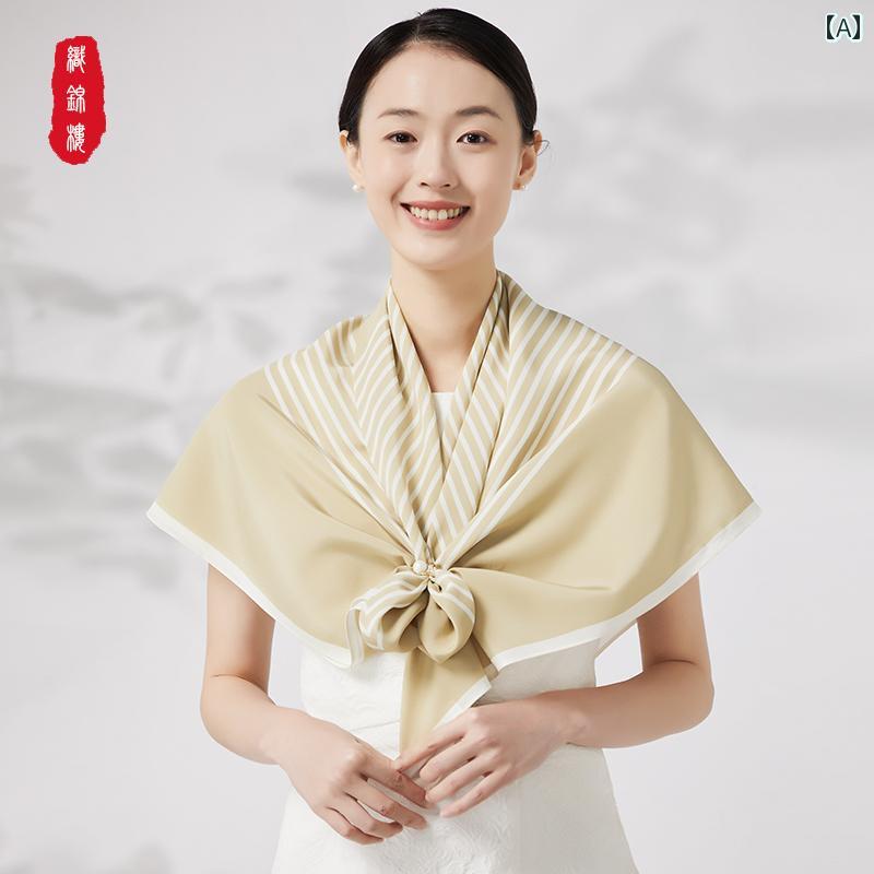 楽天way-ugoスカーフ ショール 上品 正方形 レディース 女性 ファッション 装飾 紫外線対策 母の日 贈り物 スクエア オールシーズン ギフト 高級感 おしゃれ