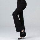 ダンス パンツ 秋冬 モーダル ボディ エチケット 服 ファッション キャットウォーク ステージ マイクロフレア レディース シンプル 無地 3色
