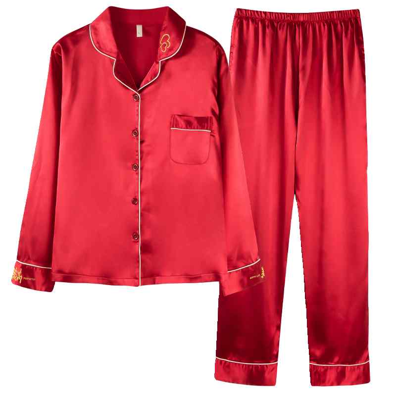 パジャマ ルーム ウェア ナイト ウェア 部屋着 ロング パンツ トップス シャツ ズボン セット 衣料品 薄手 春夏秋 男女兼用 ユニセックス