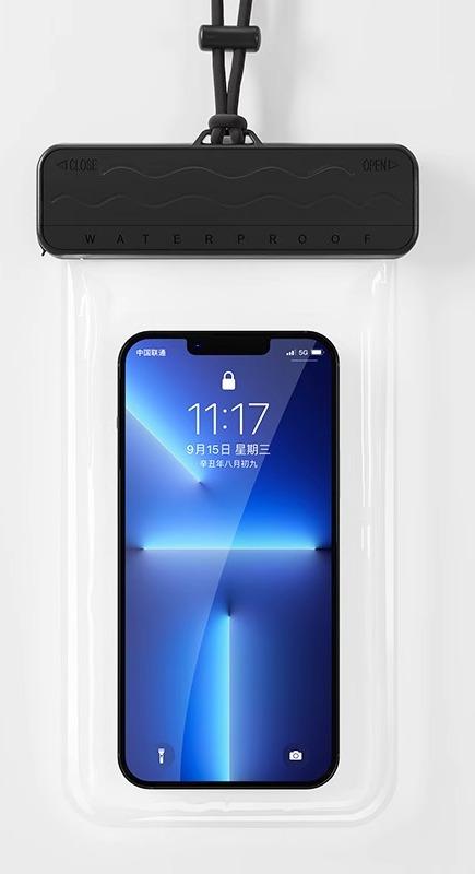 防水 携帯電話 バッグ 屋外 携帯電話 防水 バッグ ビーチ プレイ ダイビング 密封 透明 ドリフト タッ..