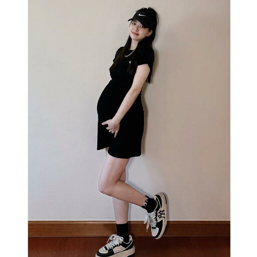 ワンピース マタニティ 夏 半袖 サマーワンピ ラウンドネック 普段着 Tシャツ風ドレス レディース エレガント おしゃれ 柔らかい ワンピース マタニティ 夏 半袖 サマーワンピ ラウンドネック 普段着 Tシャツ風ドレス レディース エレガント おしゃれ 柔らかい