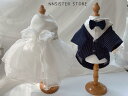 ペット用品 洋服 ワンちゃん 猫ちゃん おしゃれファッション フェアリー 猫 服 ウェディングドレス プリンセス スカート 夏 かわいい ペット 犬 テディベア...