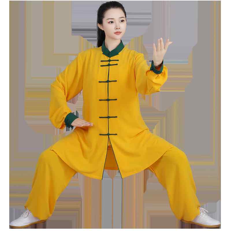 太極拳ウェア カンフーウェア スポーツウェア トレーニングウェア 中国 太極拳 練習 競技 パフォーマンス エレガント メンズ レディース