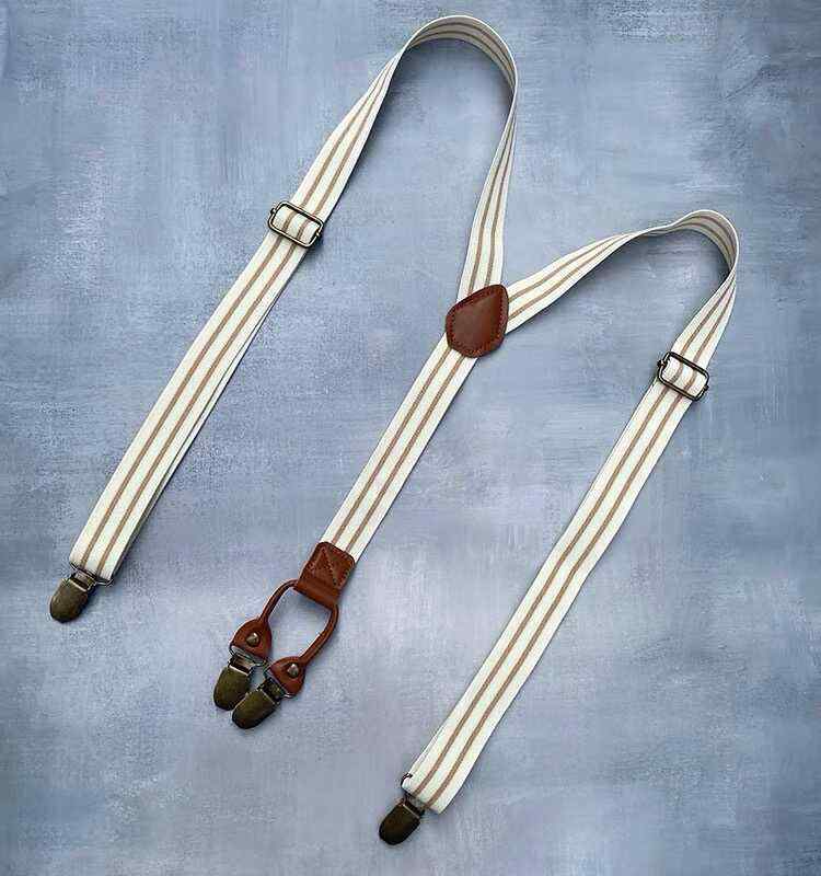 サスペンダー パンツ 吊りベルト ユニセックス 英国風 フレンチ レトロ 男女兼用 調節可能 パンツ クリップ 軽量 万能 ショルダーストラップ