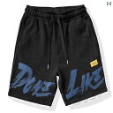 ハーフパンツ メンズ アメリカン スポーツ パンツ サマー カジュアル スウェットパンツ ストレート プリント 男性用 五分丈 ゆったり リブステッチ