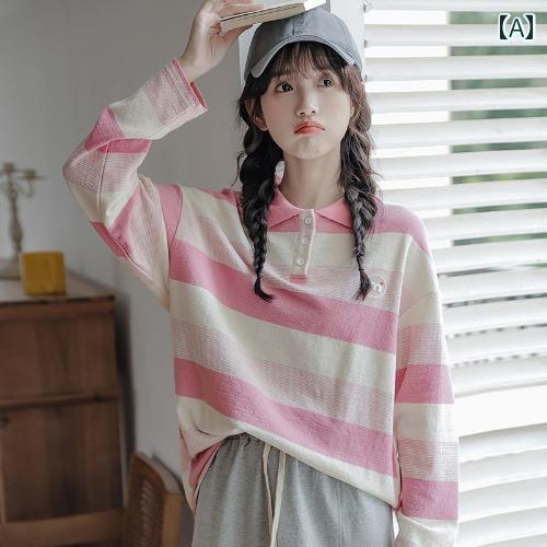 レディース 長袖 ボーダーポロ シャツ ロングT シャツ トップス 細見え 上品 きれいめ おしゃれ かわいい デート カレッジ ガーリー レジャー 旅行 仕事着 通学 パフォーマンス 衣装 女子会 映え レディース 長袖 ボーダーポロ シャツ ロングT シャツ トップス 細見え 上品 きれいめ おしゃれ かわいい デート カレッジ ガーリー レジャー 旅行 仕事着 通学 パフォーマンス 衣装 女子会 映え